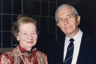Gordon Maitland with wife, Dorothy.