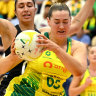 Sophie Garbin starred for the Diamonds. 