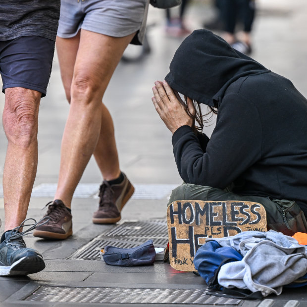 Increasing numbers of people are back on the streets after the pandemic.