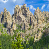 Cathedral Spires along the Needles Highway in South Dakota.