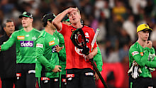 Will Sutherland reacts during the most recent Melbourne derby.