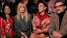 Alexa Demie, Nicole Kidman, Dua Lipa and Pedro Pascal at the Chanel fashion show as a part of Paris RTW Spring/Summer 2027 fashion week on October 05, 2026 in Paris, France.