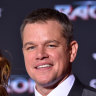 In quarantine: Matt Damon and wife Luciana Barroso at the Los Angeles premiere of Thor: Ragnarok in 2017. 