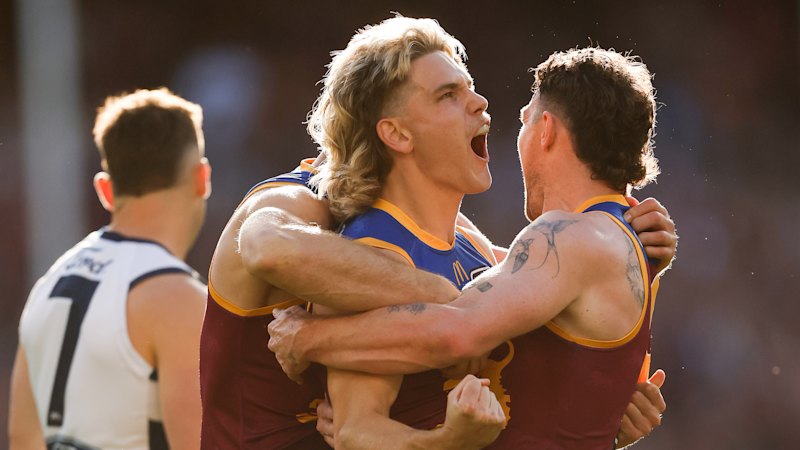 Will Ashcroft wins Norm Smith Medal as Brisbane Lions romp to back-to-back grand final wins