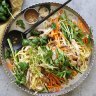 ***EMBARGOED FOR SUNDAY LIFE, NOVEMBER 3/19 ISSUE***
Adam Liaw recipe :Â Peanut Butter Noodles with Roast Chicken
Photograph by William Meppem (photographer on contract, no restrictions)Â 