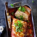 Adam Liaw's parmigiana meatloaf recipe.