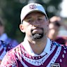 Gehamat Shibasaki training with the Queensland team.