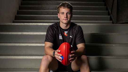 Sam Lalor is set to be the AFL’s No.1 draft pick this year.