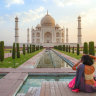 The Taj’s sheer size is stunning, but so is its almost otherworldly white beauty.