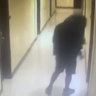 Masked man captured on CCTV leaving Philippines hotel room of two dead Australians
