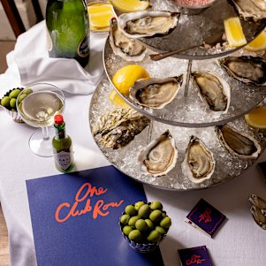 Oysters and martinis all day at One Club Row.