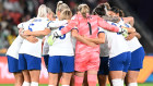 England’s women’s soccer uniform does not include the white shorts seen on the men’s team.