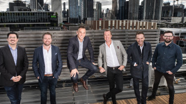 Paul Giorgilli, Simon Kent, Antony Catalano, Travis Day, Trent Casson, Barrie Bowles are launching a property business called Today.