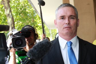 Mantan anggota parlemen Partai Buruh Craig Thomson, dalam foto 2014, telah ditangkap atas tuduhan bahwa dia adalah fasilitator utama penipuan migrasi jutaan dolar. 
