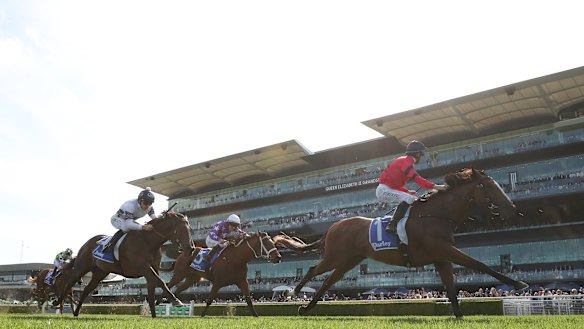 Tommy Berry rides Apocalyptic to victory.