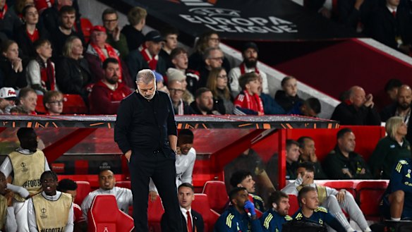 Ange Postecoglou after his team concede a third goal against Danish minnows Midtjylland.