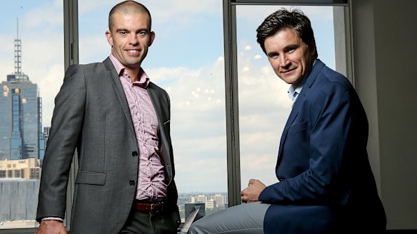 Gigsuper co-founders Martin Batur (L) and Peter Stanhope. 