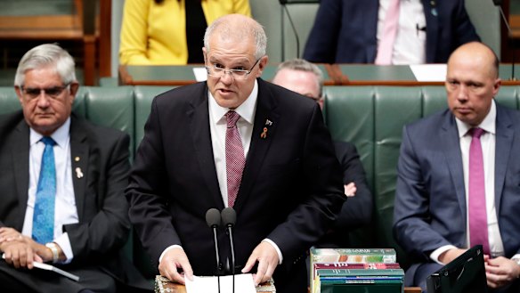 Prime Minister Scott Morrison delivers the Closing the Gap speech.