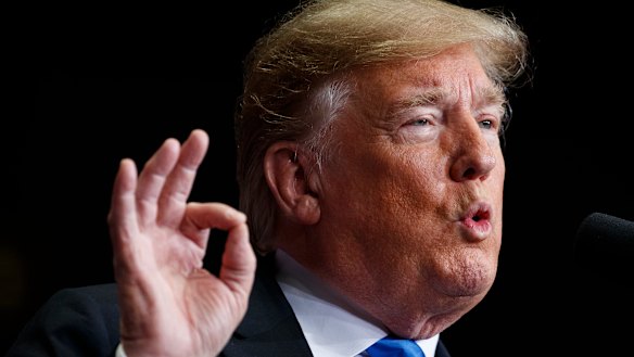 US President Donald Trump 