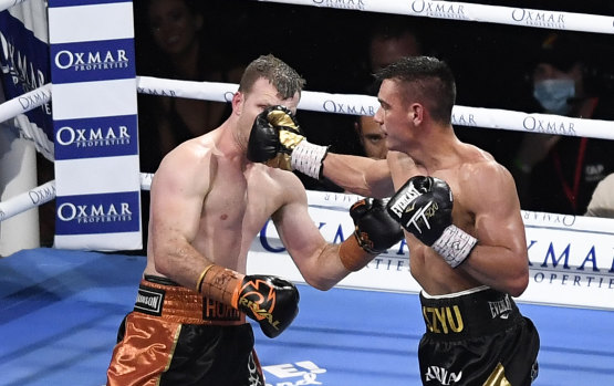 Jeff Horn’s bout with Tszyu should have been stopped earlier.
