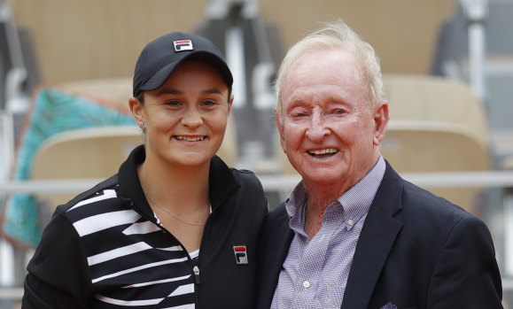 Bold prediction: Rod Laver was full of praise for Ash Barty.