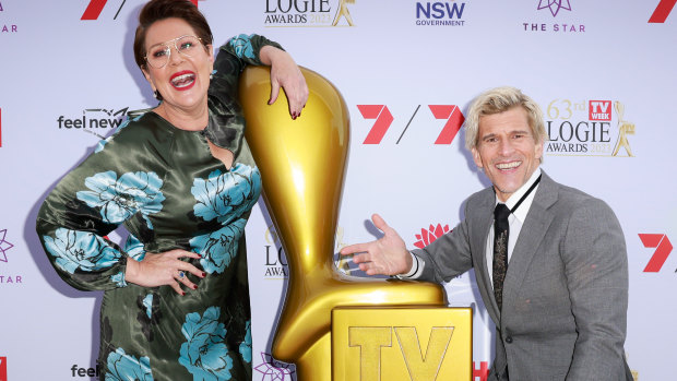 Winners are grinners? Network Ten will be hoping Julia Morris or Osher Gunsberg can pull of a surprise victory at the 63rd annual TV WEEk Logie Awards.