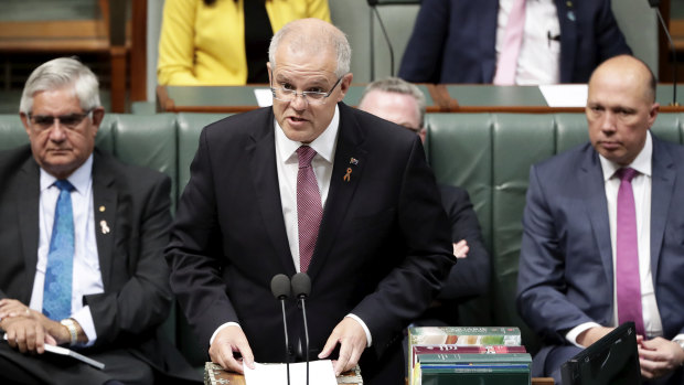 Prime Minister Scott Morrison delivers the Closing the Gap speech.