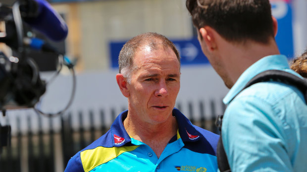 Andy Friend during his time with Australia 7s.