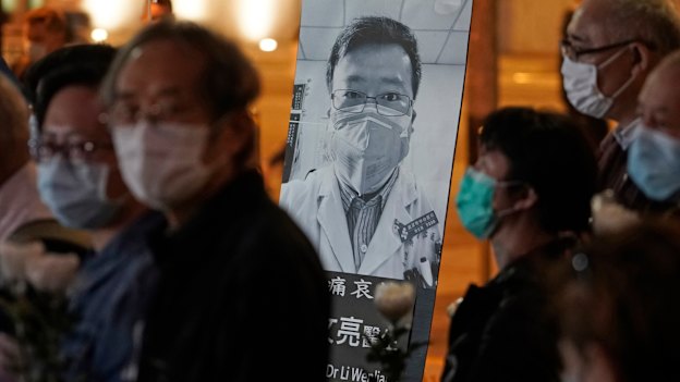 Doctor Li Wenliang, who died from COVID-19 and who had tried to raise the alarm, was initially reprimanded for "spreading rumours".