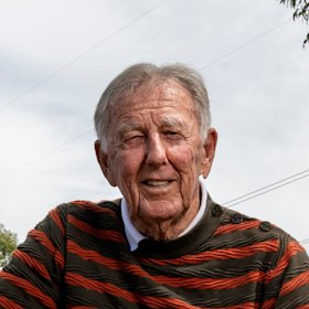 John Singleton at his Mount White stud Strawberry Hill before it sold for $30 million.