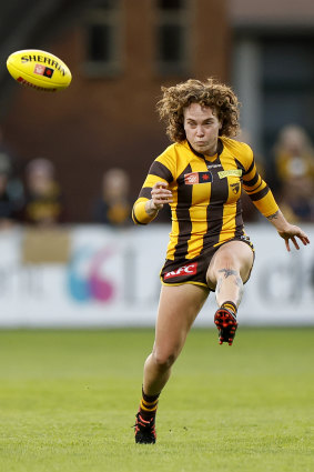 Tilly Lucas-Rodd in action at Frankston during round seven.