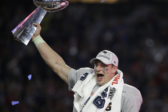 In the code wars… NFL legend Rob Gronkowski.