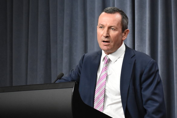 WA Premier Mark McGowan.