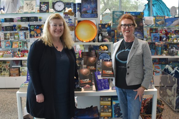 The pair have both contributed to the book, available at the WA Museum alongside the specialised glasses needed to view the eclipse.