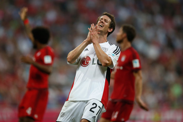 Robbie Kruse during his days at Bayer Leverkusen.