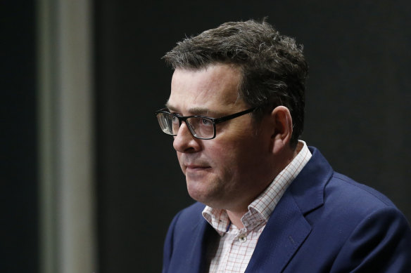 Victorian Premier Daniel Andrews on Thursday.