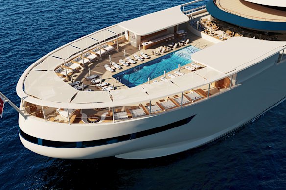 Four Seasons I pool deck.