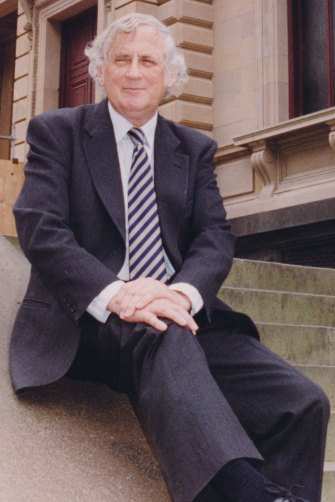 Blainey when he was appointed the inaugural chancellor at Ballarat University