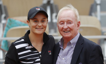 Bold prediction: Rod Laver was full of praise for Ash Barty.