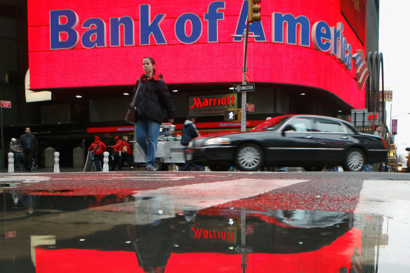 Countrywide, running out of funds to finance loans, agreed to be acquired by Bank of America Corp. for $US4 billion in 2008, a fraction of what it had been worth a year earlier.