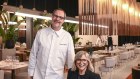 Chef Martin Benn and maitre’d Vicki Wild at Club 1905 at the Australian Open.