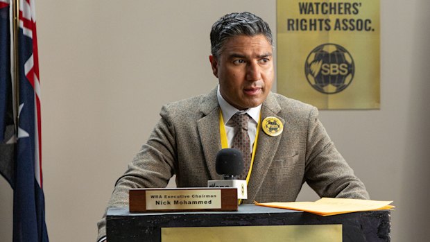 Nick Mohammed appears in a new promo campaign for SBS.