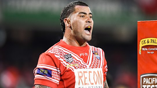 Digital Image: Nathan Hopkins © NRL Photos andrew fifita, tonga v samoa. nrl photos