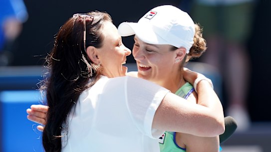 Ash Barty and Casey Dellacqua.