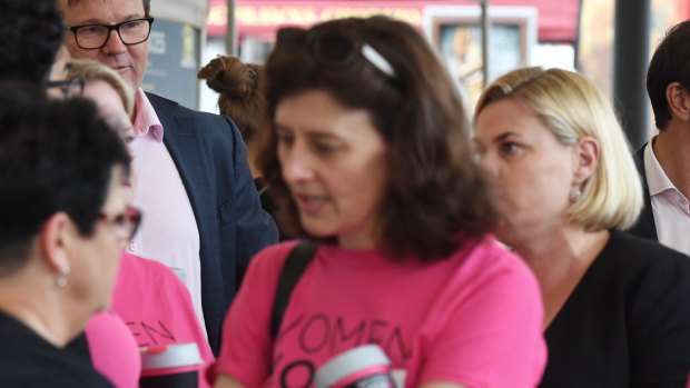 Wentworth candidates board the big pink bus