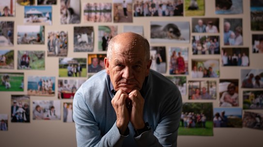 Dr David Barton says being unable to hold a proper funeral for Anne, his wife of 44 years, was a profound loss of a fundamental right.