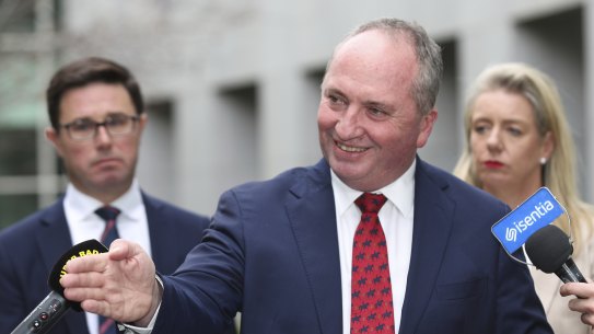 Barnaby Joyce has returned to the leadership of the Nationals.