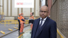 Sanjeev Gupta in the Whyalla steelworks in 2017, when his GFG Alliance acquired the business out of administration.