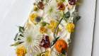 Julia Gallay of Gallz Provisions in Toronto baked a 2.1 metre-long floral slab cake for a pop-up event at a friend’s bar.