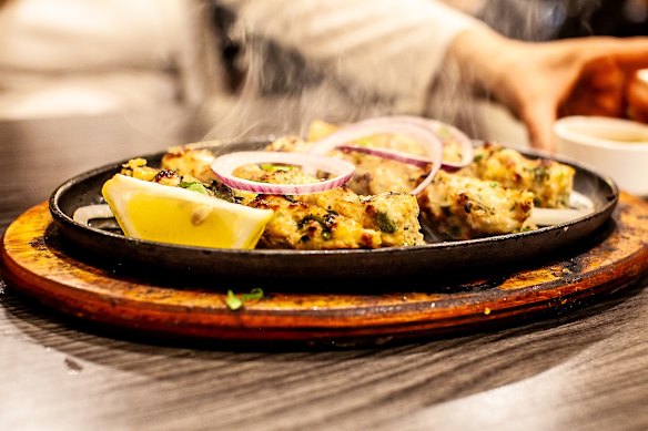 WAtoday Good Food review Riwayat. Reshmi chicken seekh kebab.